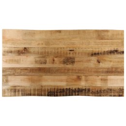 VidaXL Blat stołu z naturalną krawędzią, 120x60x2,5 cm, drewno mango