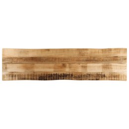 VidaXL Blat stołu z naturalną krawędzią, 180x40x2,5 cm, drewno mango