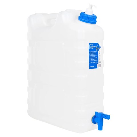 VidaXL Zbiornik na wodę, z kranikiem i dozownikiem mydła, 22 L