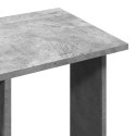 VidaXL Szafa na kółkach, szarość betonu, 102x38x110 cm