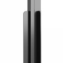 VidaXL Kabina prysznicowa, mrożone szkło ESG, 90x70x180 cm, czarna
