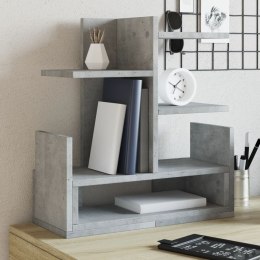 VidaXL Organizer na biurko, szarość betonu, 49x20x52,5 cm