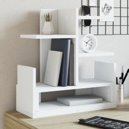 VidaXL Organizer na biurko, biały, 49x20x52,5 cm