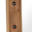VidaXL Lustro z ramą z litego drewna akacjowego, 50 x 50 cm