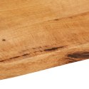 VidaXL Blat stołu, 90x60x3,8 cm, naturalna krawędź, lite drewno mango