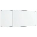 VidaXL Panele ochronne do kuchni, przezroczyste 2 szt. 70x40 cm, szkło