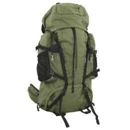 VidaXL Plecak turystyczny, wojskowa zieleń, 100 L, tkanina Oxford