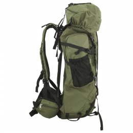 VidaXL Plecak turystyczny, wojskowa zieleń, 60 L, tkanina Oxford