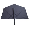 Madison Parasol Sun Wave, 270 x 150 cm, szary, PAC3P014