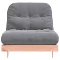 VidaXL Sofa rozkładana futon, z materacem, 90x206x11 cm, daglezjowa