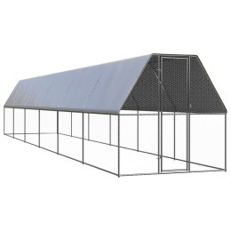 VidaXL Klatka dla kurcząt, 2x12x2 m, stal galwanizowana