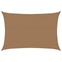 VidaXL Żagiel przeciwsłoneczny, 160 g/m², taupe, 3,5 x 4,5 m, HDPE