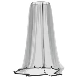 VidaXL Moskitiera pod parasol, czarna, Φ330x250 cm