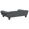 VidaXL Sofa dla dzieci, ciemnoszara, 70x45x26 cm, aksamit