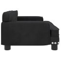 VidaXL Sofa dla dzieci, czarna, 70x45x30 cm, aksamit