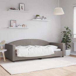 VidaXL Sofa z funkcją spania, kolor taupe, 90x200 cm, obita tkaniną