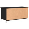 VidaXL Szafka pod TV, czarna, 100x40x50 cm, materiał drewnopochodny