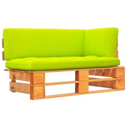 VidaXL Ogrodowa sofa narożna z palet, impregnowane drewno sosnowe