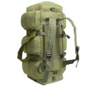 VidaXL Torba wojskowa 3-w-1, worek w stylu militarnym, 90 L, oliwkowa