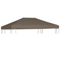 VidaXL Zadaszenie do altany, 310 g/m², 3 x 3 m, kolor taupe