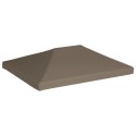 VidaXL Zadaszenie do altany, 310 g/m², 3 x 3 m, kolor taupe