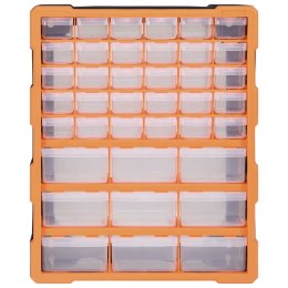 VidaXL Organizer z 39 szufladkami, 38x16x47 cm