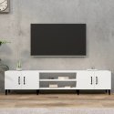 VidaXL Szafka pod TV, biała, 180x31,5x40 cm, materiał drewnopochodny