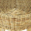 VidaXL Ławka do przedpokoju, naturalny rattan, 110x35x45 cm