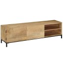 VidaXL Szafka pod TV, 145x30x41 cm, lite drewno mango