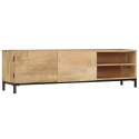 VidaXL Szafka pod TV, 145x30x41 cm, lite drewno mango