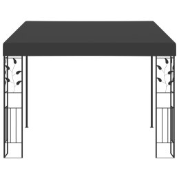 VidaXL Altana przyścienna, 3 x 3 x 2,5 m, antracytowa