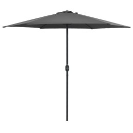 VidaXL Parasol ogrodowy na aluminiowym słupku, 270x246 cm, antracytowy