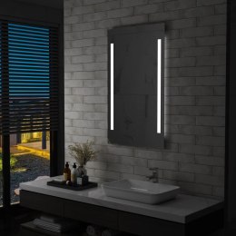 VidaXL Ścienne lustro łazienkowe z LED, 60 x 100 cm