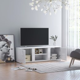 VidaXL Szafka pod TV, wysoki połysk, biała, 120x34x37 cm