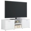 VidaXL Szafka pod TV, wysoki połysk, biała, 120x34x37 cm