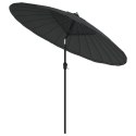 VidaXL Parasol ogrodowy na słupku aluminiowym, 270 cm, antracytowy