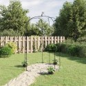 VidaXL Pergola ogrodowa, czarna, Ø180x255 cm, stalowa