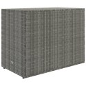 VidaXL Szafka ogrodowa, szara, 100x55,5x80 cm, rattan PE