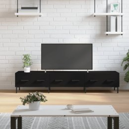 VidaXL Szafka pod TV, czarna, 150x36x30 cm, materiał drewnopochodny