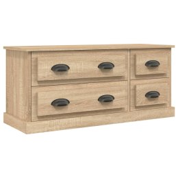 VidaXL Szafka pod TV, dąb sonoma 100x35,5x45cm materiał drewnopochodny