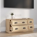 VidaXL Szafka pod TV, dąb sonoma 100x35,5x45cm materiał drewnopochodny