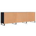 VidaXL Szafka pod TV, czarna, 150x30x50 cm, materiał drewnopochodny