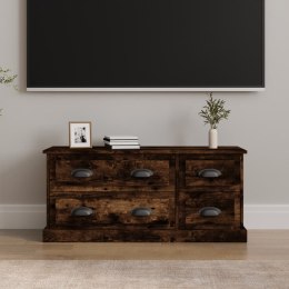 VidaXL Szafka pod TV, przydymiony dąb, 100x35,5x45 cm