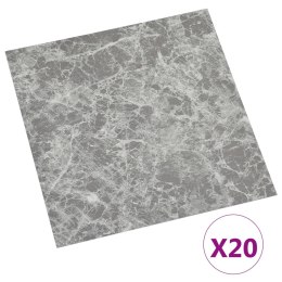 VidaXL Samoprzylepne panele podłogowe, 20 szt., PVC, 1,86 m², beton