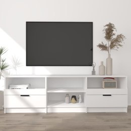 VidaXL Szafka pod TV, biała, 150x33,5x45 cm, materiał drewnopochodny