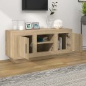 VidaXL Szafka pod TV, dąb sonoma, 102x35x45 cm materiał drewnopochodny