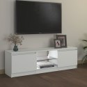 VidaXL Szafka pod TV z oświetleniem LED, biała, 120x30x35,5 cm