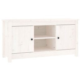 VidaXL Szafka pod telewizor, biała, 103x36,5x52 cm, drewno sosnowe