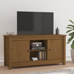 VidaXL Szafka pod TV, miodowy brąz, 103x36,5x52 cm, drewno sosnowe