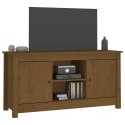 VidaXL Szafka pod TV, miodowy brąz, 103x36,5x52 cm, drewno sosnowe